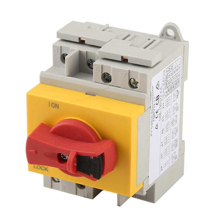 Din Rail Agesin DC Isolators Ge asopọ Yipada Fun Solar Pv